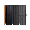 Декоративна панель на стіну рейкова з МДФ, 11зх280 см, Чорний, 1 шт, фото 9