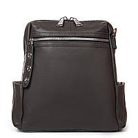 Женская сумка- рюкзак из натуральной мягкой кожи ALEX RAI 8781-9 серая