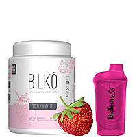 Белковый коктейль Bilko = 87% белка ( 0,45 кг ) для Вкусного Похудения без сахара и Замена питания + Шейкер