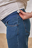 Джинси з високою спинкою для вагітних SHELDON DENIM DM-23.011 темно-блакитні, фото 6