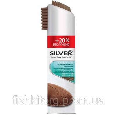 Спрей для обуви Silver Краска-восстановитель для нубука и замши ...