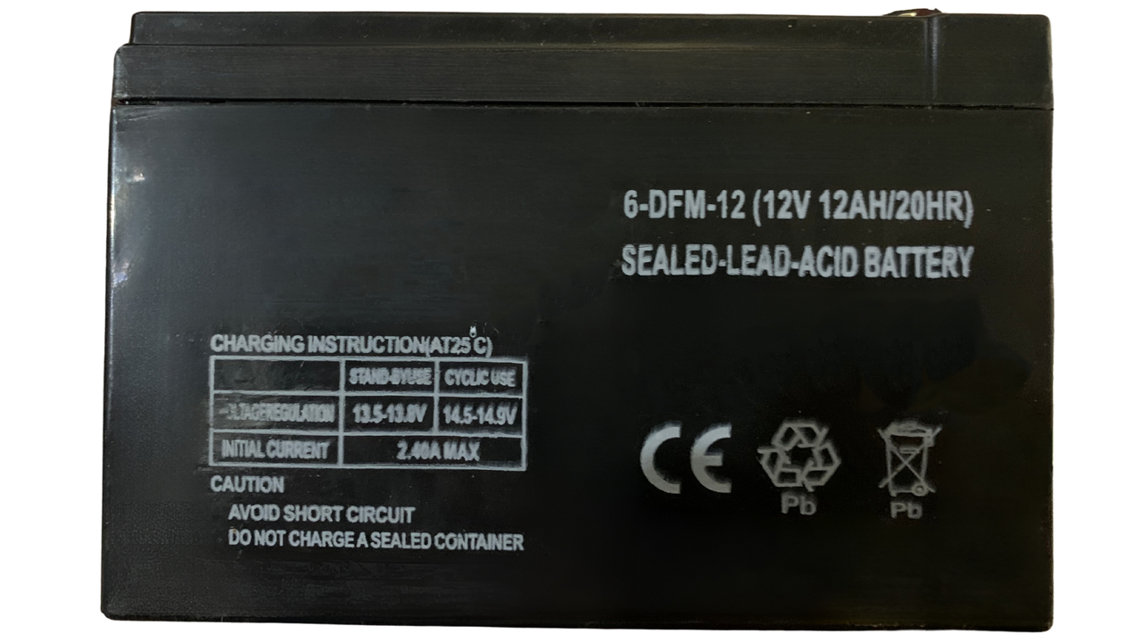 Акумулятор герметичний свинцево-кислотний 6-DFM-12 12 V 12AH/20HR