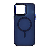 Чехол TPU+PC Space Magnetic Color with Magsafe для iPhone 14 Pro Max Цвет Dark Blue h