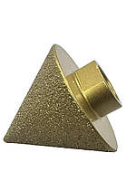 Фреза алмазная конусная 2-48мм M14 по керамике гранита для УШМ