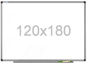 Офісна магнітно-маркерна дошка в алюмінієвій рамі 120х180 см UkrBoards. Магнітно-маркерна дошка.