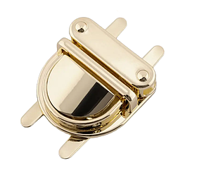 Замок сумочний СК-65508 розмір 30*30мм колір Золото