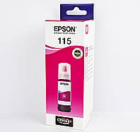 Оригинальные чернила Epson EcoTank L8160 / L8180 / 115 Magenta,70 ml C13T07D34A