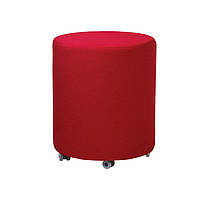 Пуф Round mobile на роликах тканина Era CSE-06 (Новий Стиль ТМ)