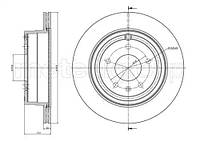 Тормозной диск зад. Captiva/Antara 06-2.0-3.2, CIFAM (800893C)
