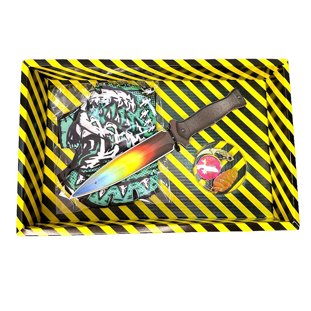 Набір іграшок STANDOFF 2 "Ніж Стінг Shade & Рукавиці Troglodyte", і дерев'яна грашкова зброя, фото 1