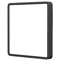 VIDEX 24W 5000K 220V LED світильник накладний квадрат Black