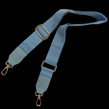 Плечевий ремінь для сумки 38 мм, блакитний