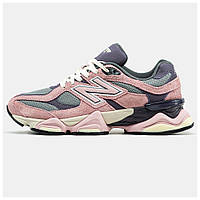 Женские кроссовки New Balance 9060 Pink Purple розовые замшевые кроссовки нью беланс 9060 ню беленс NB 9060 нб