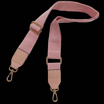 Плечовий ремінь для сумки 38 мм, пудровий