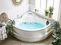 Угловая ванна Whirlpool Монако со светодиодной подсветкой белая 1450 x 1450 мм Ванна с Bluetooth-динамиком