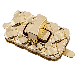 Замок сумочний СК-65540 розмір 34*20мм колір Золото