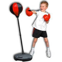 Напольный боксерский набор BB110 для детей с регулируемой высотой стойки и перчатками в комплекте 102см