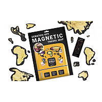 Scratch-Off Travel Map Magnetic ENG