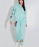 Жіночий прогулянковий костюм з метеликами, фото 7