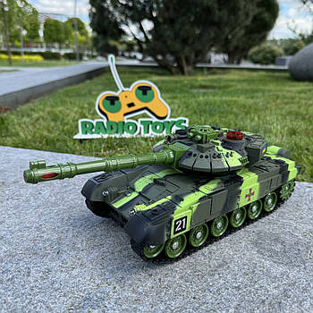 Танк на радіоуправлінні Оплот Зелений | Танк на пульті управління | Машинка на радіокеруванні