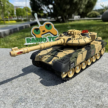 Танк на радіоуправлінні Оплот Бежевий | Танк на пульті управління | Машинка на радіокеруванні