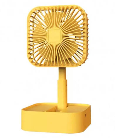 Портативний акумуляторний настольний вентилятор Portable Fan JY-1129 ручної USB міні вентилятор, фото 1