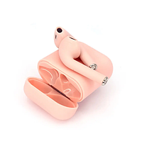 Bluetooth наушники WUW R166 сенсорные pink