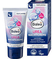 Крем для лица ночной увлажняющий Balea 5% Urea Nachtcreme 50мл Германия 4066447101836