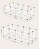Маленький вольєр для гризунів Songmics 42 x 125 x 63 см, фото 7