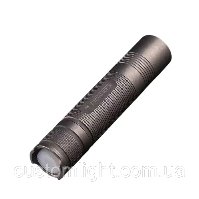 Ліхтар Convoy S2+ Nichia 519A 4500K титановий корпус Stonewash
