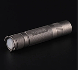 Ліхтар Convoy S2+ Nichia 519A 4500K   титановий корпус Stonewash, фото 3