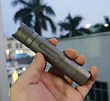 Ліхтар Convoy S2+ Nichia 519A 4500K   титановий корпус Stonewash, фото 4