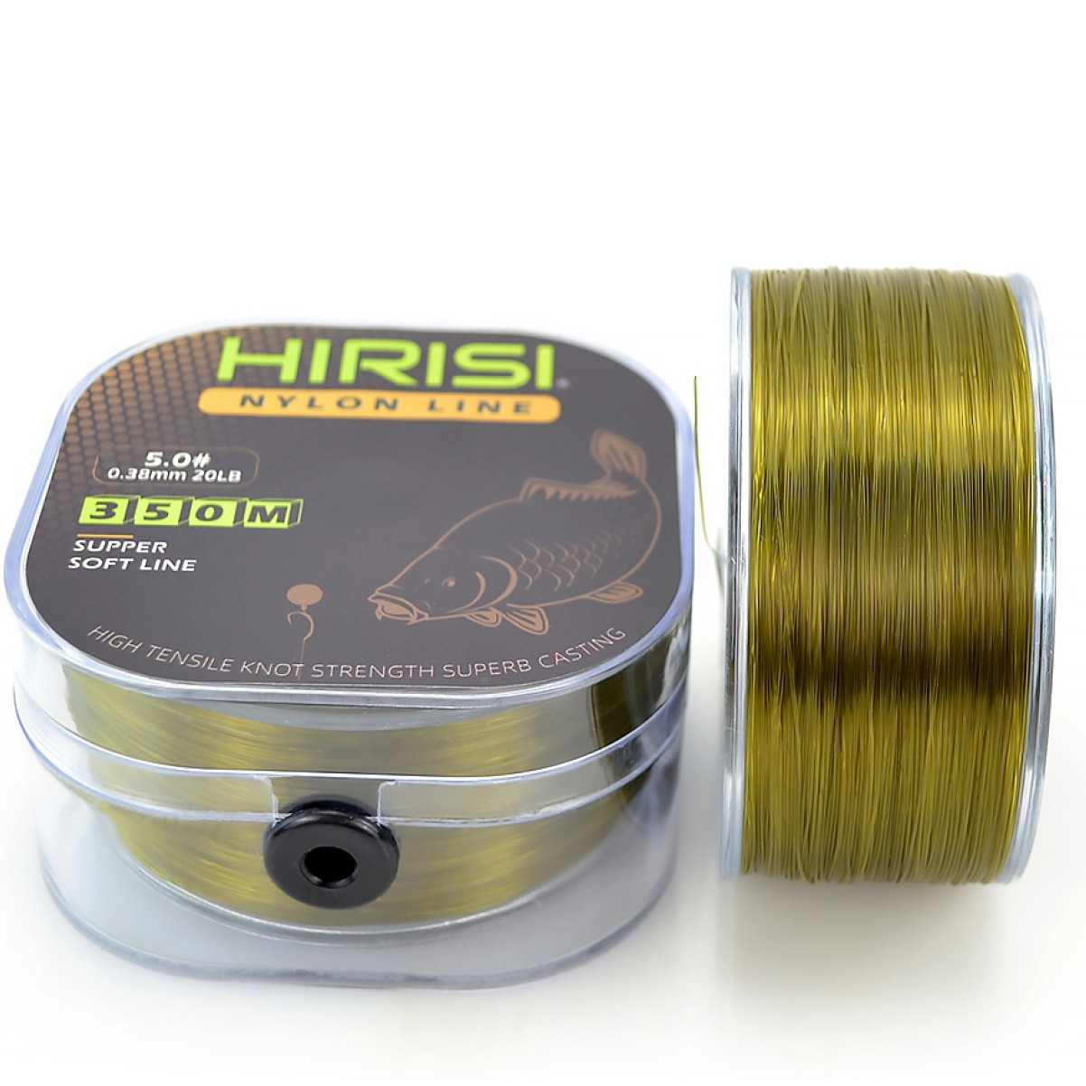 Лісочка нейлонова Hirisi Nylon Green 350 м 0.35 мм