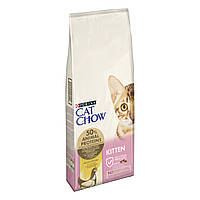 Сухий корм CAT CHOW Kitten для кошенят, вагітних або годуючих кішок з куркою 15 кг