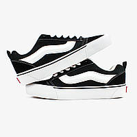 Мужские Кеды Vans KNU Skool Black White 40-41-42-43-44