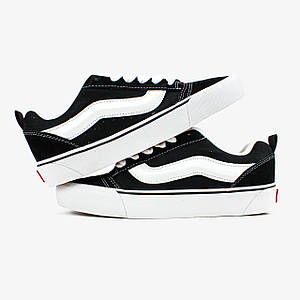 Чоловічі Кеди Vans KNU Skool Black White 40-41-42-43-44