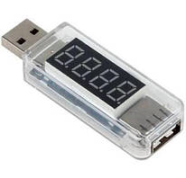 USB тестер струму та напруги, вольтметр, амперметр 0-3A