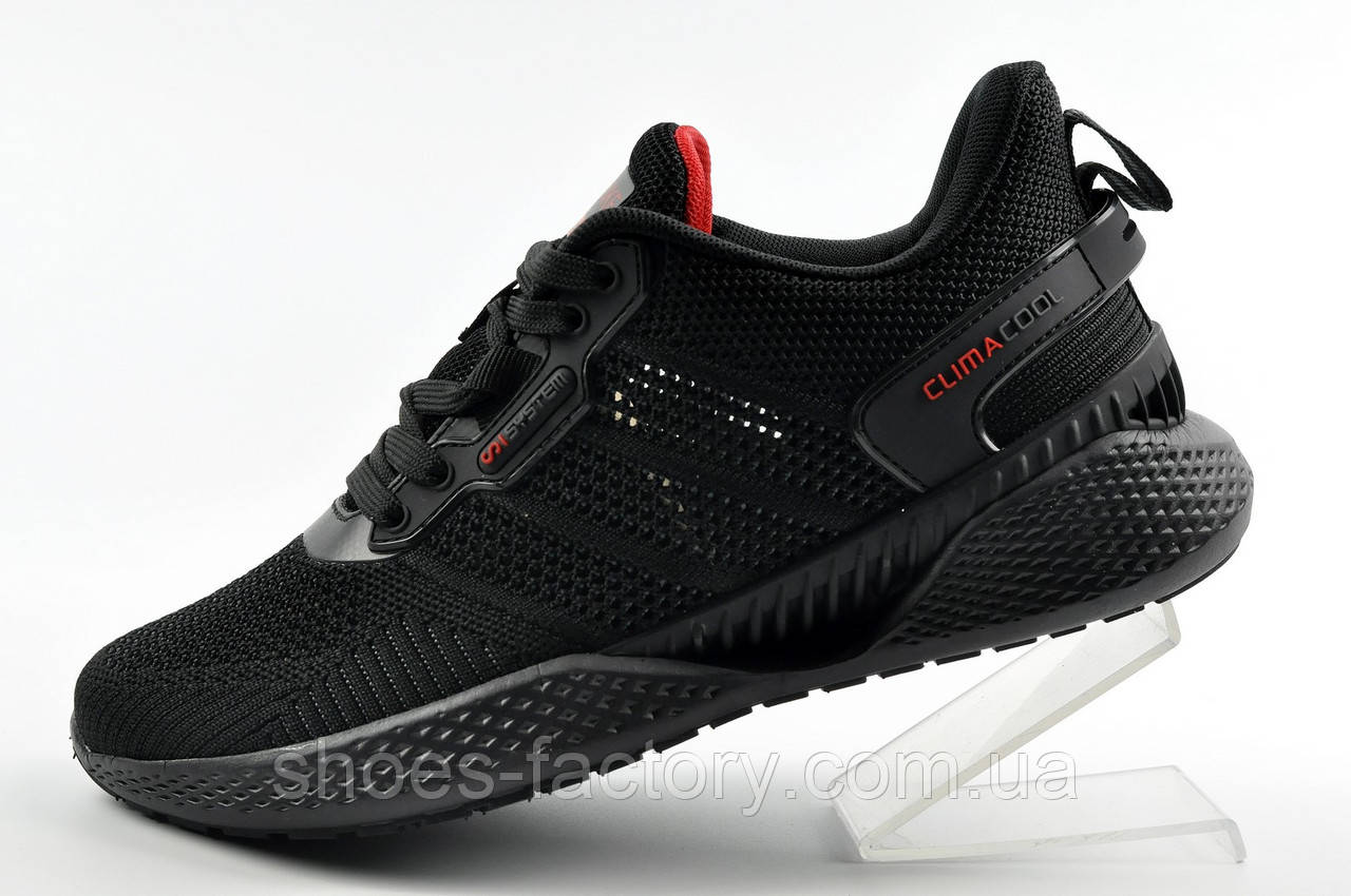 Кросівки сітка Climacool чорні унісекс