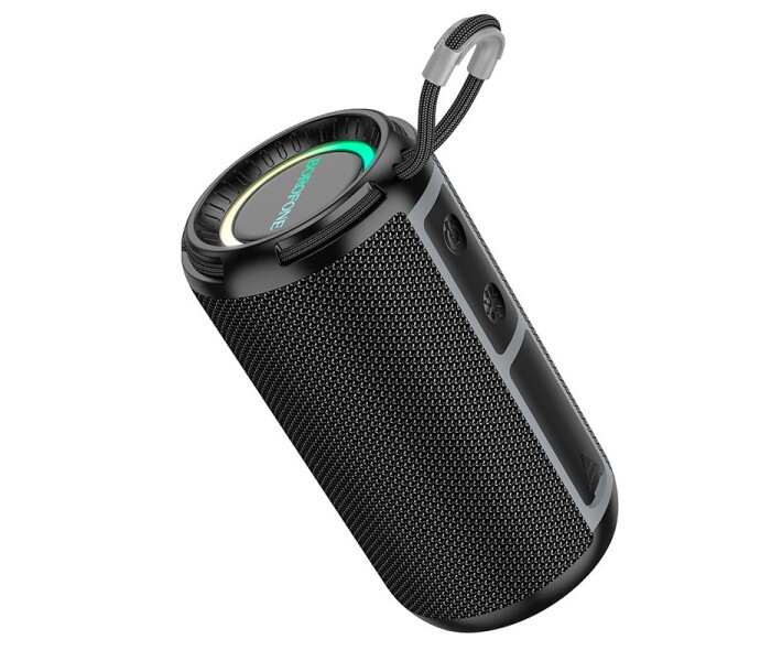 Бездротова колонка Borofone BR37 Noble sports BT speaker 5*2 ВТ USB/microSDS/FM/AUX чорна, фото 1