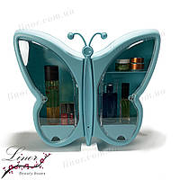 Beauty box "Butterfly" настенный 5 секций (Голубой) i