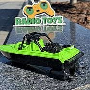 Катер на радіоуправлінні ODESA Зелений | Човен на пульті управління | Кораблі на радіокеруванні, фото 2
