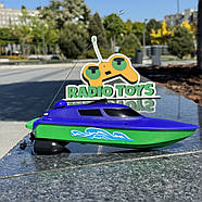 Катер на радіоуправлінні ODESA Синій | Човен на пульті управління | Кораблі на радіокеруванні, фото 5