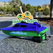 Катер на радіоуправлінні ODESA Синій | Човен на пульті управління | Кораблі на радіокеруванні, фото 9