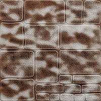 Самоклейна 3D панель камінь кави 700х700х5мм (150) SW-00001352