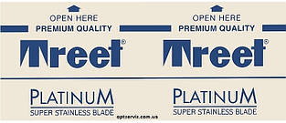 Леза для багаторазових станків Treet platinum super stainless 100 шт (20x5 шт)