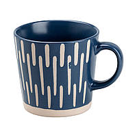 Чашка керамическая 350 мл для чая или кофе Синяя