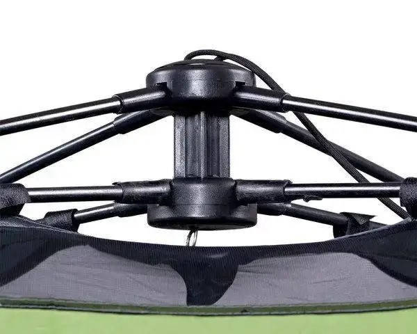 Туристическая палатка универсальная 200×150 см чёрная/зелёная, Походная ...