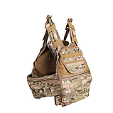 Плитоноска TACTICAL ASSAULT GEAR PLATE CARRIER M1 VER2, Размер: S/M, Колір: Multicam, PCM1V2-S/M-MC, фото 3