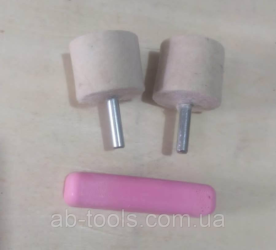 Полірувальна насадка 35/25/6 на дриль фетр, фото 1