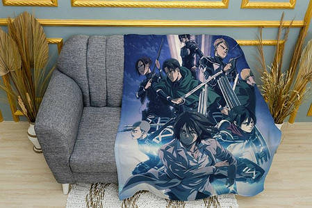 Плед «Attack on Titan. Poster. Anime», фото 1